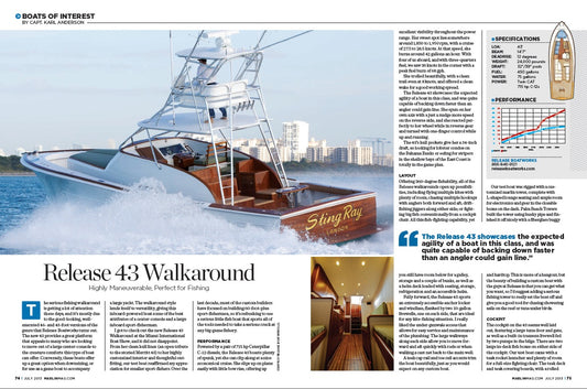 43 Walkaround Review, Marlin Magazine